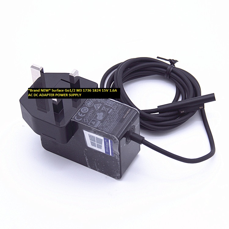 *Brand NEW* Surface 15V 1.6A Go1/2 M3 1736 1824 AC DC ADAPTER POWER SUPPLY - Click Image to Close